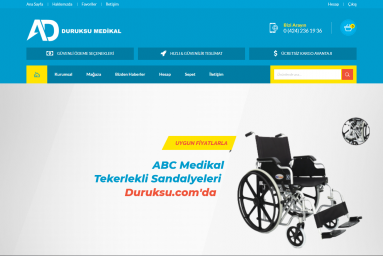 Duruksu Medikal Web Sitesi Açıldı.